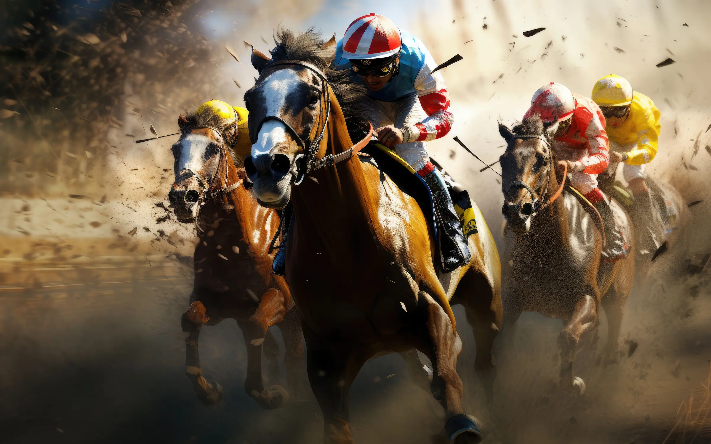 photo-watercolor-sports-art-horse-racing-ai-generated